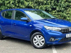 Blue Used 2022 Dacia Sandero Comfort Hatchback | £10,726 (Good price)