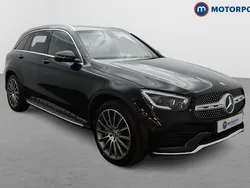 Black Used 2022 Mercedes GLC300 AMG Line Premium Estate | £31,899 (Fair price)