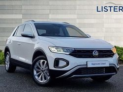 Pure white Used 2025 VW T-Roc Match SUV | £26,000 (Fair price)