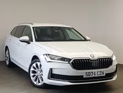 White Used 2024 Skoda Superb SE L Estate | £31,998 (Expensive)