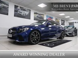 Blue Used 2020 Mercedes C220 AMG Line Premium Plus Coupe | £21,000 (Fair price)