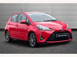 Red Used 2019 Toyota Yaris Hatchback | £9,495 (Fair price)