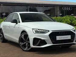 White Used 2024 Audi A4 Black Edition Sedan | £26,980 (Fair price)