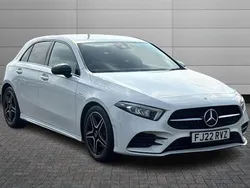 White Used 2022 Mercedes A180 AMG Line Premium Hatchback | £21,940 (Fair price)