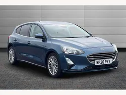 Chrome blue Used 2020 Ford Focus Titanium X Hatchback | £12,695 (Fair price)