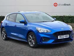 Metallic deep impact blue Used 2022 Ford Focus ST-Line Hatchback | £13,907 (Good price)