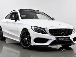 White Used 2017 Mercedes C220 AMG Line Premium Coupe | £14,990 (A bit pricey)