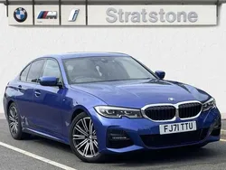 Blue Used 2021 BMW 330 M Sport | £21,691 (Fair price)