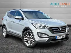 Silver Used 2015 Hyundai Santa Fe Premium SUV | £5,991 (A bit pricey)