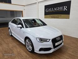White Used 2015 Audi A3 S-Line Sedan | £8,995 (Expensive)
