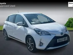 White Used 2020 Toyota Yaris Hybrid Hatchback | £14,230 (Good price)