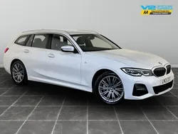 White Used 2021 BMW 330e M Sport Estate | £15,795 (Good price)