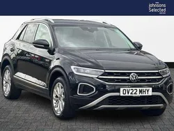 Black Used 2022 VW T-Roc Style SUV | £20,495 (Fair price)