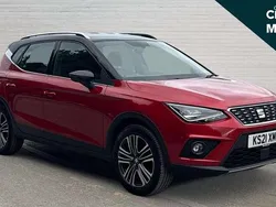 Desire red/midnight black Used 2021 Seat Arona XCELLENCE SUV | £14,508 (Fair price)