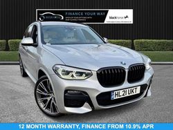 Silver Used 2021 BMW X3 M Sport SUV | £19,595 (Super price)