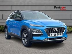 Blue Used 2018 Hyundai Kona Premium SUV | £15,495 (Fair price)