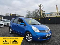 Blue Used 2007 Nissan Note Acenta MPV | £2,495 (Fair price)