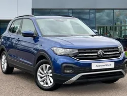 Reef blue metallic Used 2023 VW T-Cross Edition SUV | £16,981 (Fair price)