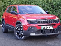 Red Used 2024 Jeep Avenger EV Summit SUV | £20,498 (A bit pricey)