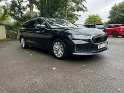 Midnight black metallic Used 2024 Skoda Superb SE Technology Estate | £27,850 (Expensive)