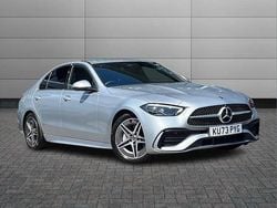 Silver Used 2024 Mercedes C200 AMG line Sedan | £28,890 (Fair price)