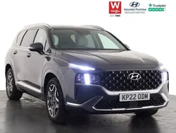 Green Used 2022 Hyundai Santa Fe Ultimate SUV | £32,299 (Fair price)