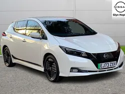 White Used 2023 Nissan Leaf Tekna Hatchback | £12,936 (Fair price)