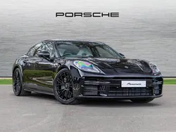 Jet black metallic New 2024 Porsche Panamera Turbo E-Hybrid Sedan | £166,941