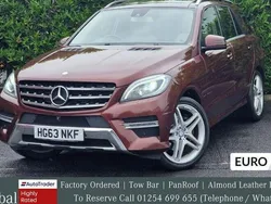 Red Used 2014 Mercedes ML350 AMG SUV | £15,995 (Fair price)