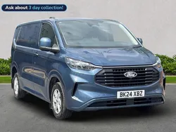 Blue Used 2024 Ford Transit Custom Limited Van | £23,950 (Fair price)