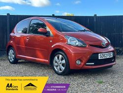 Orange Used 2013 Toyota Aygo Hatchback | £3,950 (Fair price)