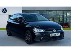 Deep black pearl Used 2023 VW Polo Life Hatchback | £17,152 (Fair price)