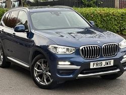 Blue Used 2019 BMW X3 xLine SUV | £20,995 (Good price)