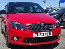 Red Used 2013 Skoda Fabia vRS Hatchback | £5,500 (Fair price)