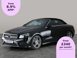 Black Used 2018 Mercedes E220 AMG line Cabriolet | £18,346 (Fair price)