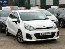 White Used 2015 Kia Rio Hatchback | £3,990 (Fair price)