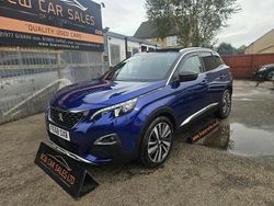 Blue Used 2018 Peugeot 3008 Premium Hatchback | £10,750 (Fair price)