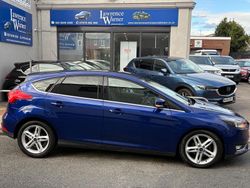 Blue Used 2017 Ford Focus Titanium Hatchback | £8,775 (Fair price)