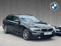 Black Used 2019 BMW 520 M Sport Estate | £23,802 (Fair price)
