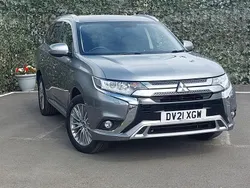 Grey Used 2021 Mitsubishi Outlander P-HEV SUV | £17,998 (Fair price)