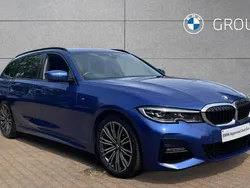 Blue Used 2022 BMW 320 M Sport Estate | £24,850 (Fair price)