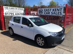 White Used 2019 Dacia Sandero Acces Hatchback | £4,250 (Fair price)