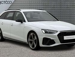 White Used 2022 Audi A4 Black Edition Estate | £23,521 (Fair price)