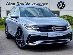 Silver Used 2021 VW Tiguan R-line SUV | £24,495 (A bit pricey)