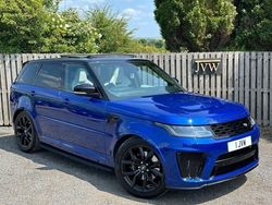 Blue Used 2021 Land Rover Range Rover Sport SVR SUV | £46,475 (Super price)