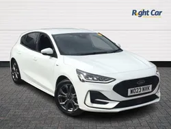 White Used 2023 Ford Focus ST-Line Hatchback | £14,599 (Fair price)