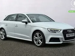 White Used 2017 Audi A3 Sportback S-Line Hatchback | £12,899 (Good price)