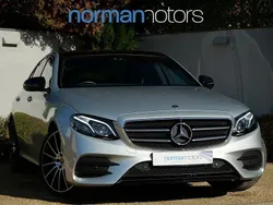 Silver Used 2020 Mercedes E220 AMG line Sedan | £28,995 (Expensive)