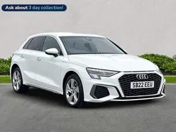 White Used 2022 Audi A3 e-tron S-Line Hatchback | £18,658 (Good price)