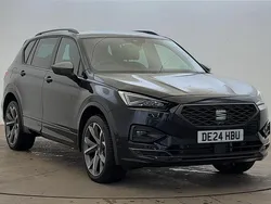 Deep black Used 2024 Seat Tarraco FR Sport SUV | £30,440 (Fair price)